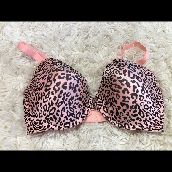 Frederick’s of Hollywood bra 36DDD/F Sexy NWOT PINK w cheetah animal print❤️❤️🤩 - Picture 4 of 10